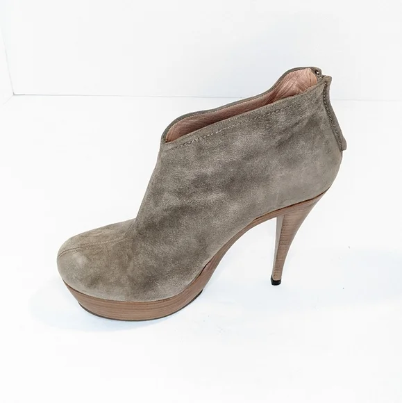 Pura Lopez suede ankle boots - Picture 13 of 16